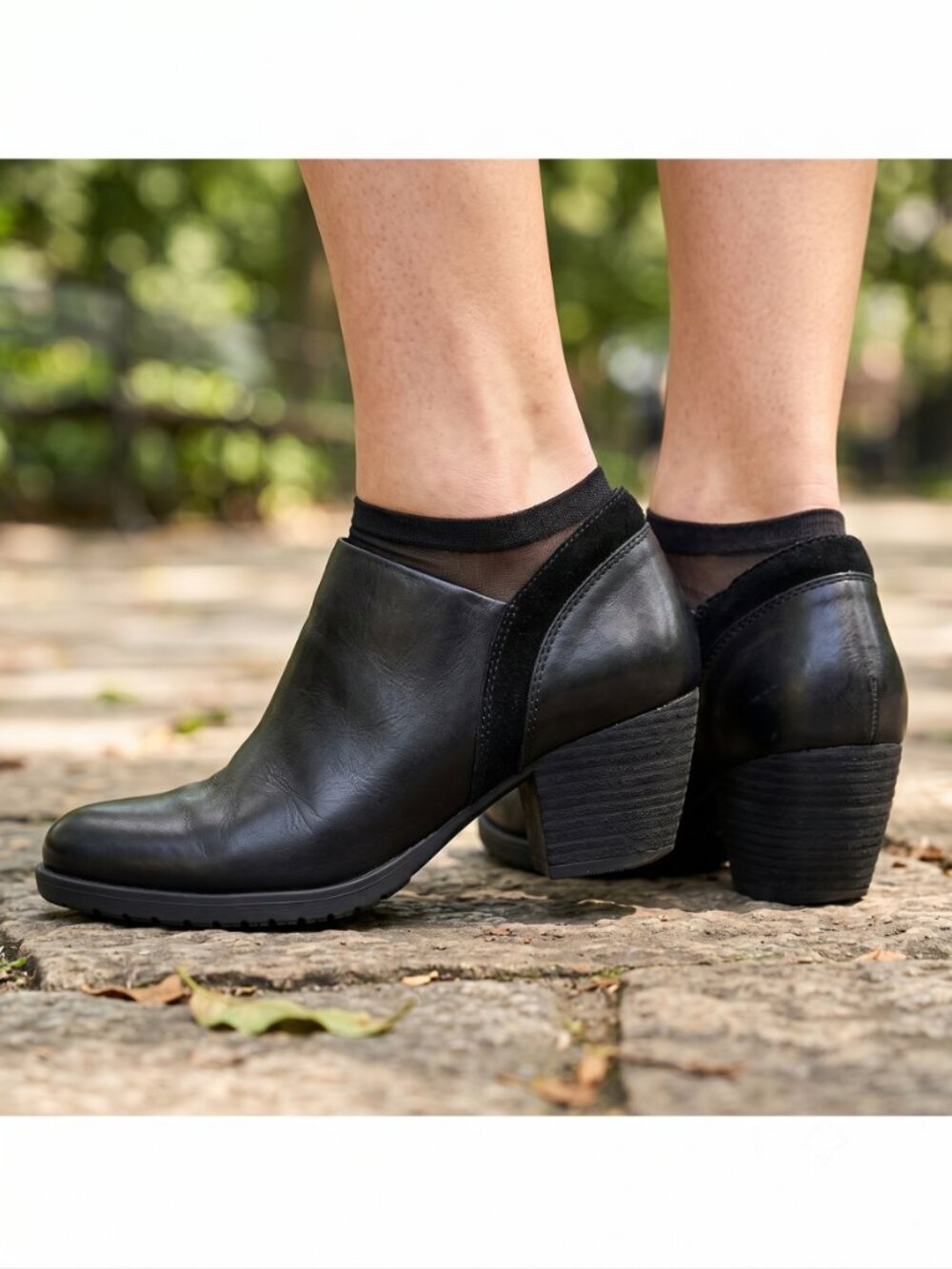 Korks Kork Ease Raynor Black Shoe Booties 6.5